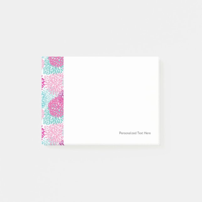 Bright Floral pattern 2 Post-it Notes (Front)