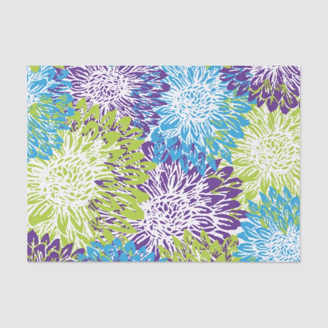 Bright Floral Tissue Paper (Front)