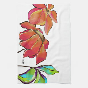 Bright Floral Towel
