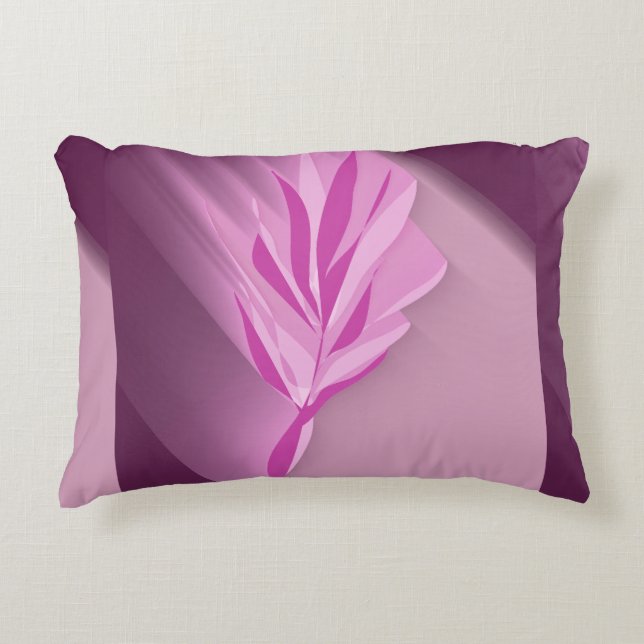 Bright flower. accent pillow (Front)