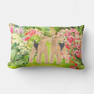 Bright Flowers Lumbar Pillow