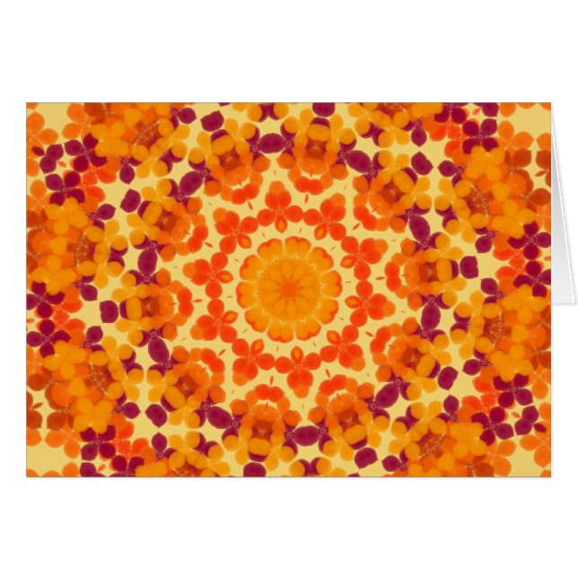 Bright flowers mandala (Front Horizontal)