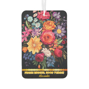 Bright flowers to freshen the air freshener