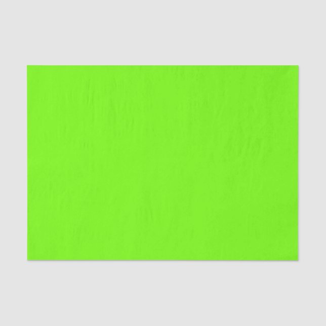 Bright Fluorescent Neon Green Tissue Paper (Front)