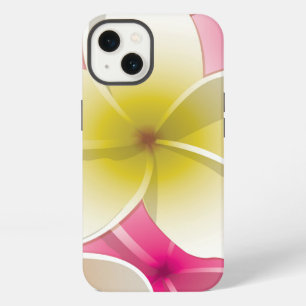 Bright Frangipani/ Plumeria flowers iPhone 13 Case