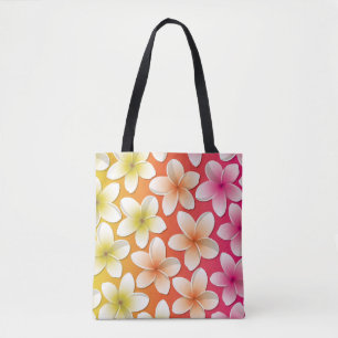 Bright Frangipani/ Plumeria flowers Tote Bag