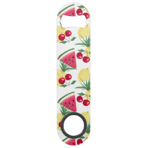 Bright fruits and berries on white. bar key