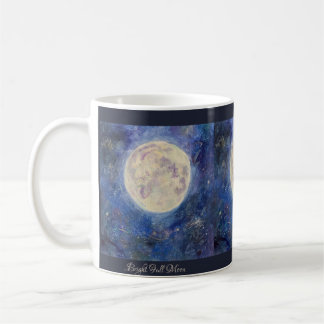 Bright Full Moon Night Sky Maureen Girard Coffee Mug