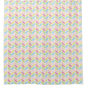 Bright Fun Cheery Herringbone Pattern Design