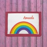 Bright Fun Rainbow  Personalized Trifold Wallet<br><div class="desc">This design may be personalized in the area provided by changing the photo and/or text. Or it can be customized by choosing the click to customize further option and delete or change the colour of the background, add text, change the text colour or style, or delete the text for an...</div>