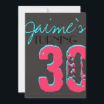 Bright fun Surprise Birthday Party Invitation kids<br><div class="desc">This invitation is perfect for a 30th birthday party or a party for children.</div>