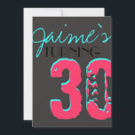 Bright fun Surprise Birthday Party Invitation kids<br><div class="desc">This invitation is perfect for a 30th birthday party or a party for children.</div>