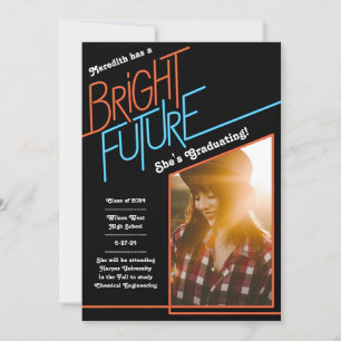Bright Future Graduation Announcement