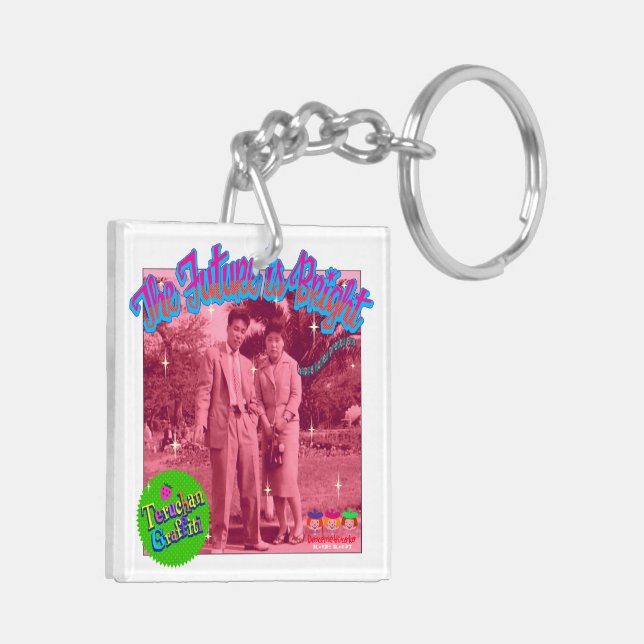 bright future keychain (Back Left)