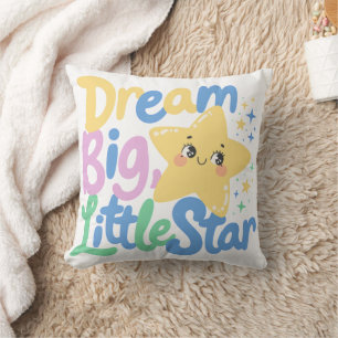 Bright Future Message for Dreaming Little Kids Throw Pillow