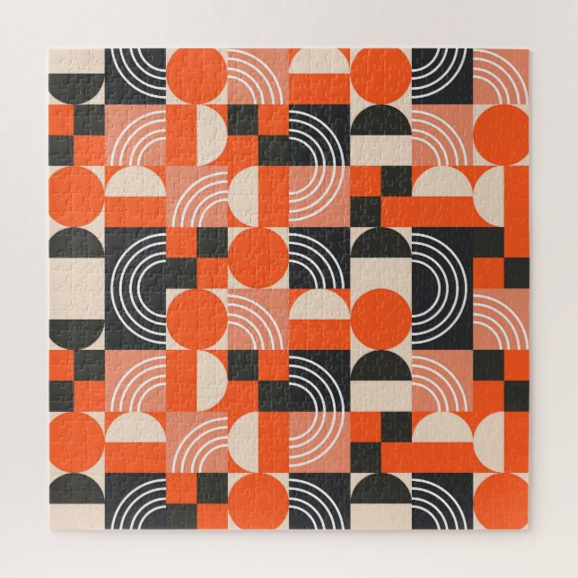 Bright geometric colour block pattern. jigsaw puzzle (Vertical)