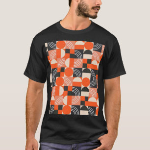 Bright geometric colour block pattern. T-Shirt