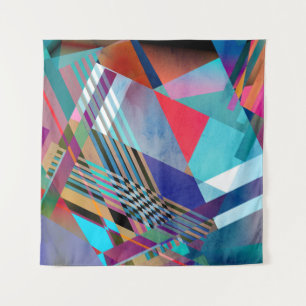 Bright Geometric: Colourful Abstract Background Tapestry