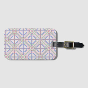 Bright Geometric Design  Luggage Tag
