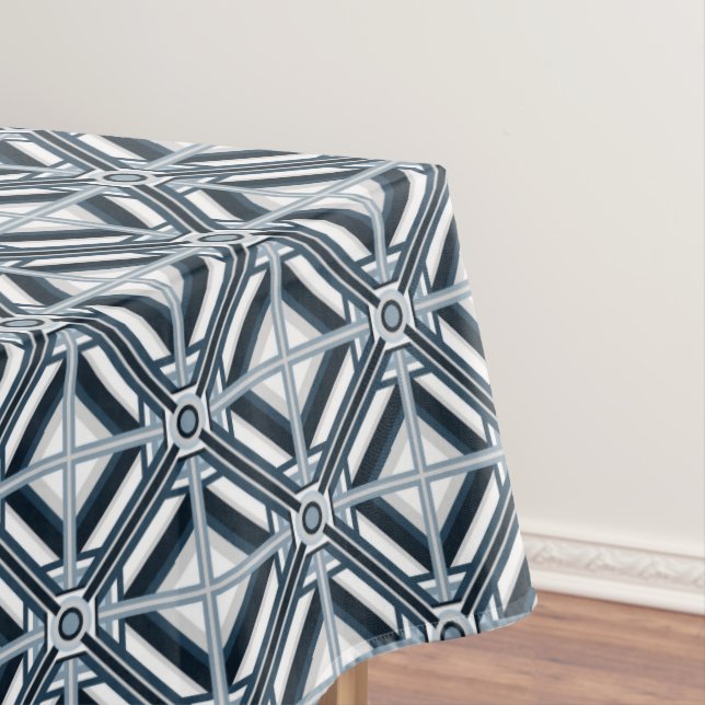 Bright Geometric Design  Tablecloth (In Situ)