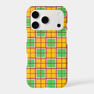 Bright Geometric Pattern with Symmetrical Shapes