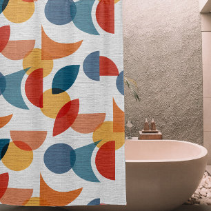 Bright Geometric Retro Abstract Midcentury Modern