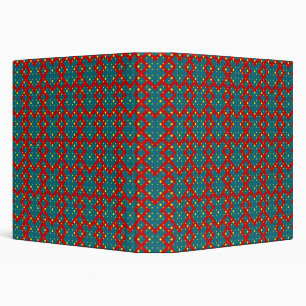 Bright Geometric Shape Pattern – Fun Stylish Decor Binder