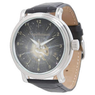 Bright golden Sagittarius Watch