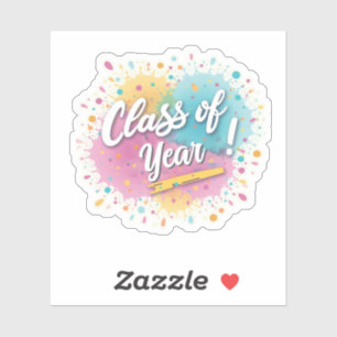 Bright Graduation Year Design – Customizable