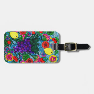 Bright Grapes Luggage Tag
