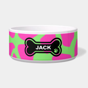 Bright Green and Hot Pink Personalized