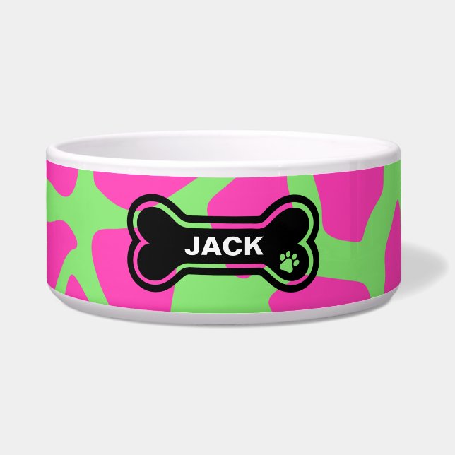 Bright Green and Hot Pink Personalized (Front)