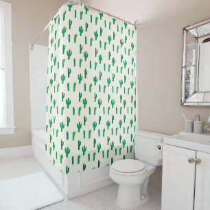 Bright Green Cactus Pattern
