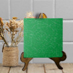Bright Green Crackled Glaze Simple Modern Texture Tile<br><div class="desc">This crackled-glaze-look ceramic tile has a faux crackle on a bright primary crayon green background. Looks like a textured handmade, crafts piece with a decorative yet simple and neutral look. Perfect as an accent on its own or combined with other tile motifs in a backsplash installation. Art & design by...</div>