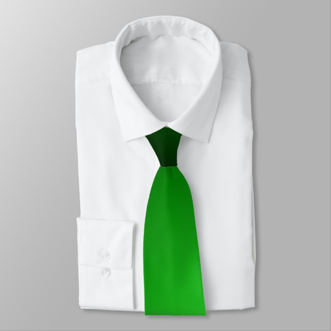 Bright Green Diagonal Tie (Tied)