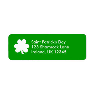 Bright Green et White Shamrock