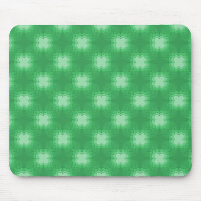 Bright Green Funky Flair Mousepad (Front)
