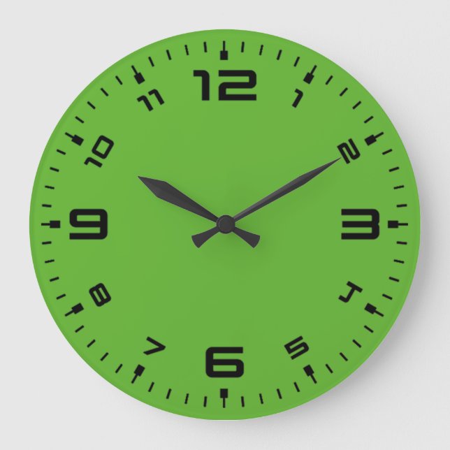 Bright Green Large Clock (Front)