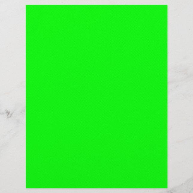 Bright Green Letterhead (Front)