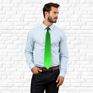 Bright Green Ombre Tie