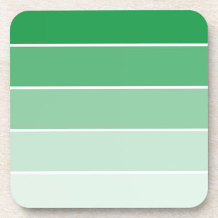 Bright Green Paint Samples Coaster