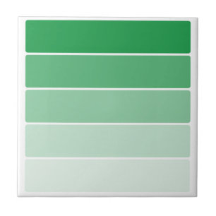 Bright Green Paint Samples Tile