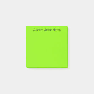 Bright Green Post-it Notes
