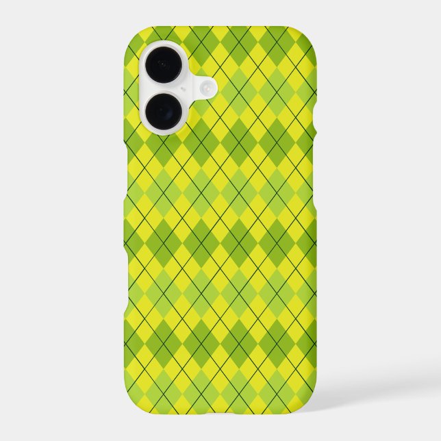 Bright green Scottish Tartan-Pattern (Back)