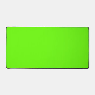 Bright green (solid colour) desk mat
