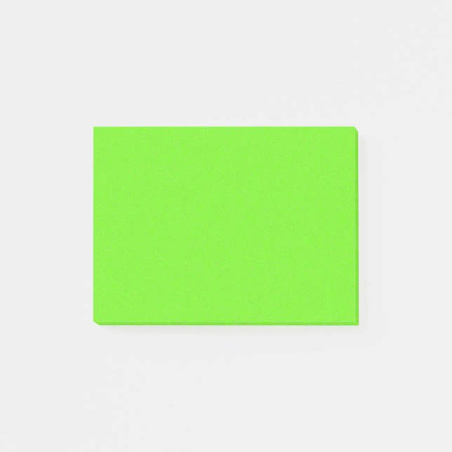 Bright Green Star Dust Post-it Notes (Front)