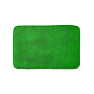 Bright Green Watercolor Wash Bath Mat