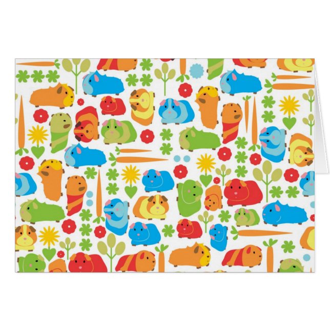 Bright Guinea Pig Vegetable Patch (Front Horizontal)