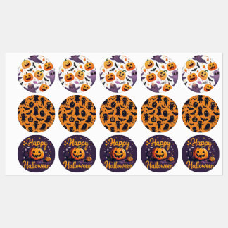 Bright Halloween Stickers - Dessins amusants pour 
