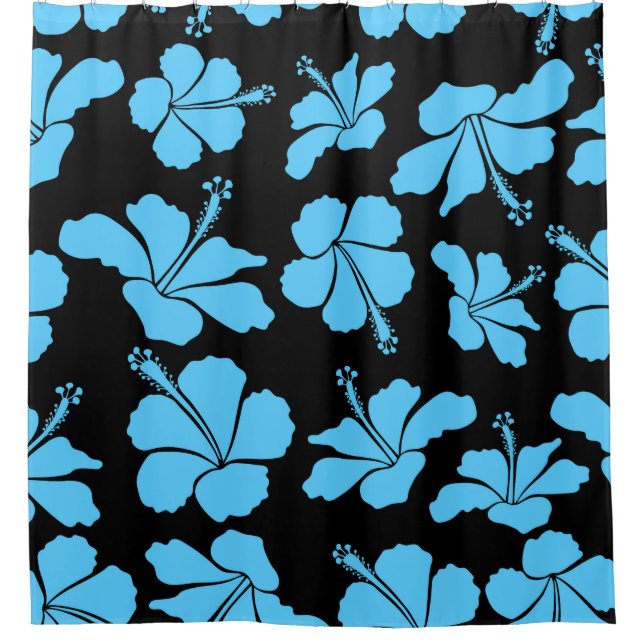 Bright hawaiian seamless pattern with tropical hib (Front)
